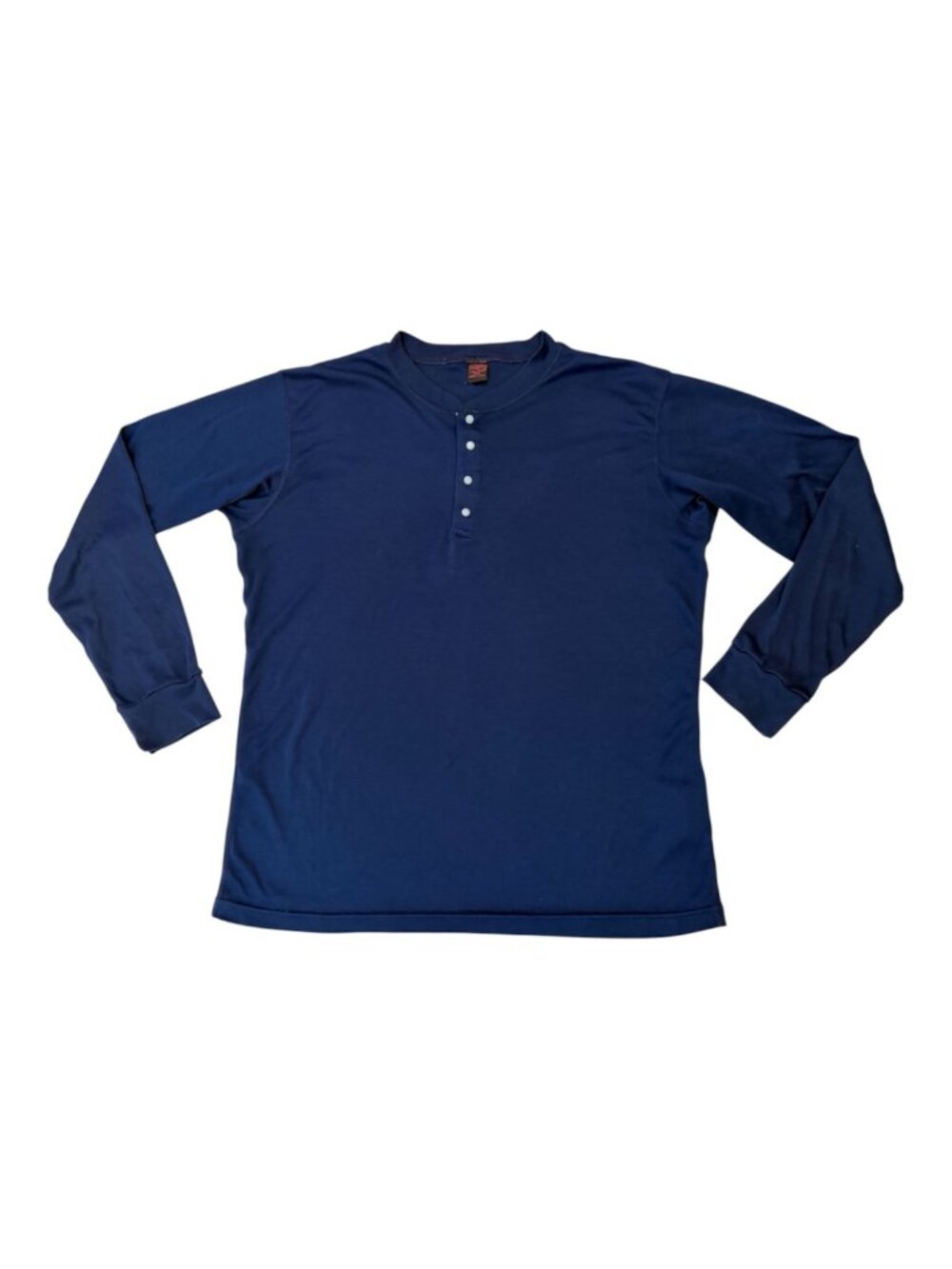 Vintage Patagonia Capilene Long Sleeve Henley Shirt Men's Large Blue Base Layer